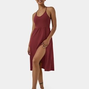 (TWO) Halara Everyday Midi Chill Dress 1X